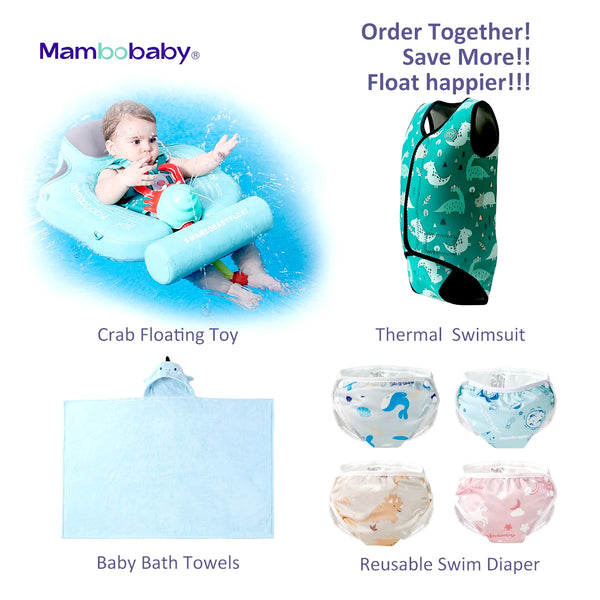 Mambobaby Air-Free Elephant Chest Float with Flat Canopy