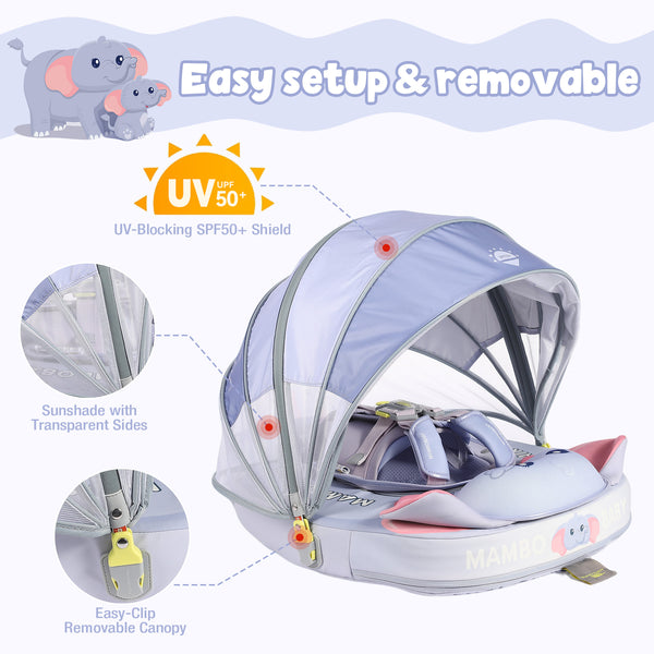 Mambobaby Air-Free Elephant Chest Float with Full-Coverage