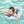 Laden Sie das Bild in den Galerie-Viewer, Mambobaby Air-Free Blue Butterfly Chest Float with 3D Canopy
