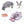Cargar imagen en el visor de la galería, Mambobaby Air-Free Cat Chest Float with 3D Canopy
