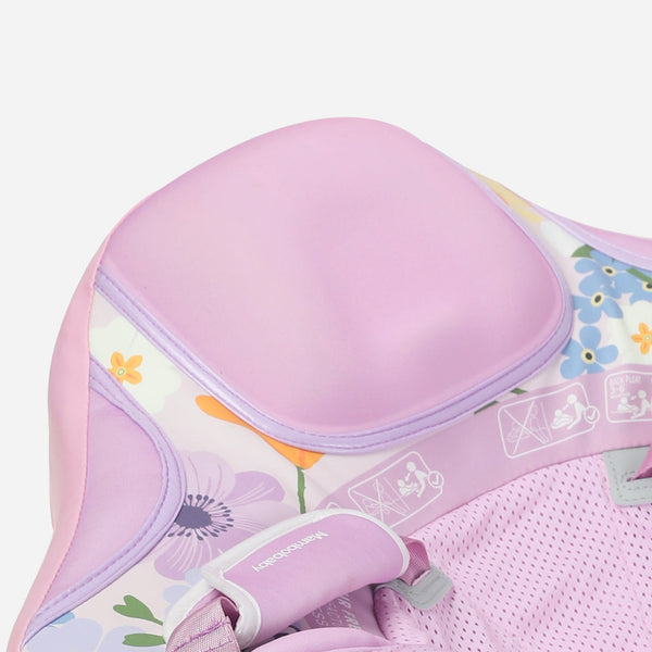 Mambobaby Air-Free Floral Garden Chest Float with Flat Canopy
