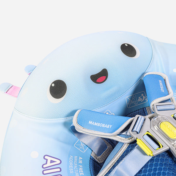 Mambobaby Air-Free Jellyfish Chest Float with 3D Canopy