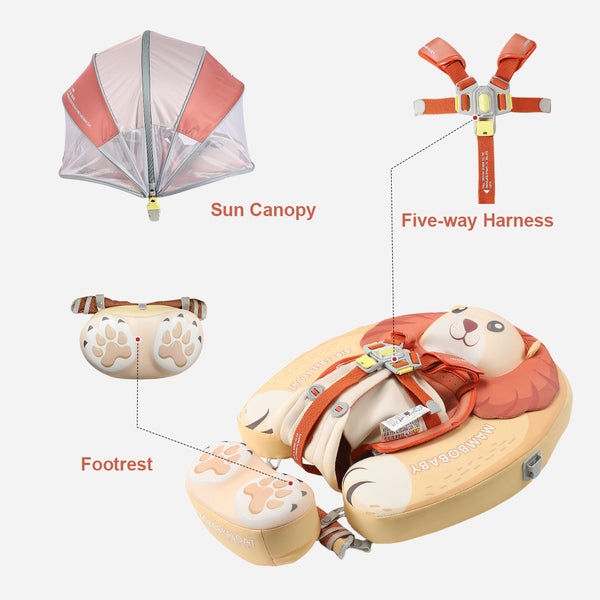 Mambobaby Air-Free Lion Chest Float with Full-Coverage