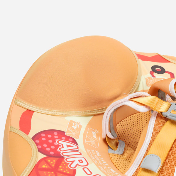 Mambobaby Air-Free Pizza Chest Float with 3D Canopy
