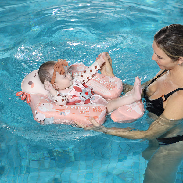 Mambobaby Air-Free Pink Salamander Chest Float with 3D Canopy