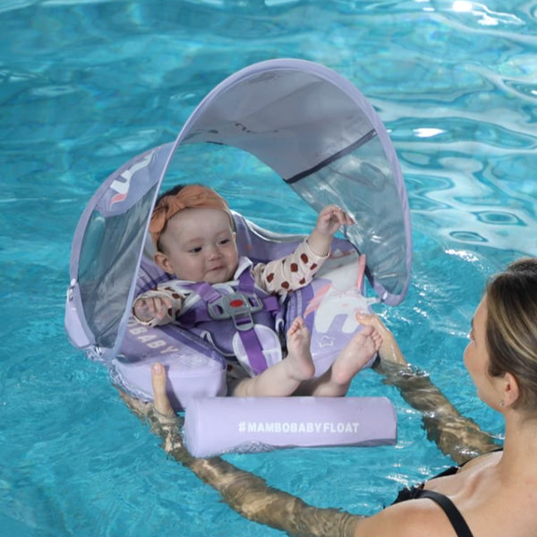 Mambobaby Air-Free Unicorn Chest Float with Flat Canopy