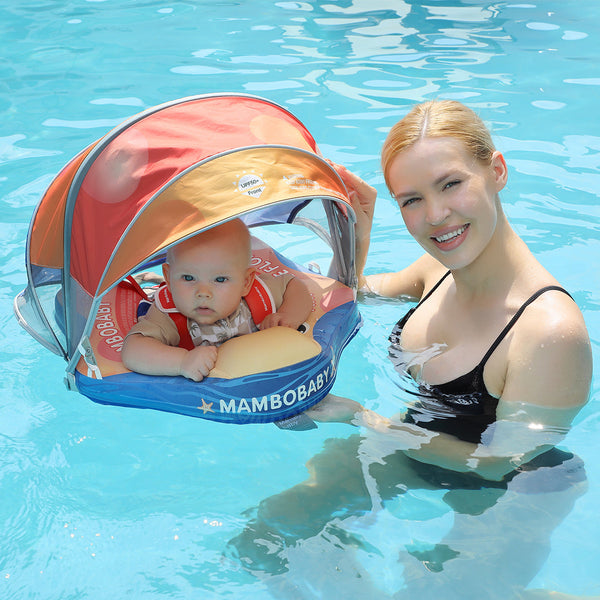 Mambobaby Air-Free Starfish Chest Float with 3D Canopy