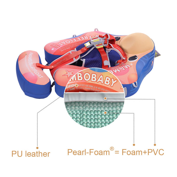 Mambobaby Air-Free Starfish Chest Float with 3D Canopy