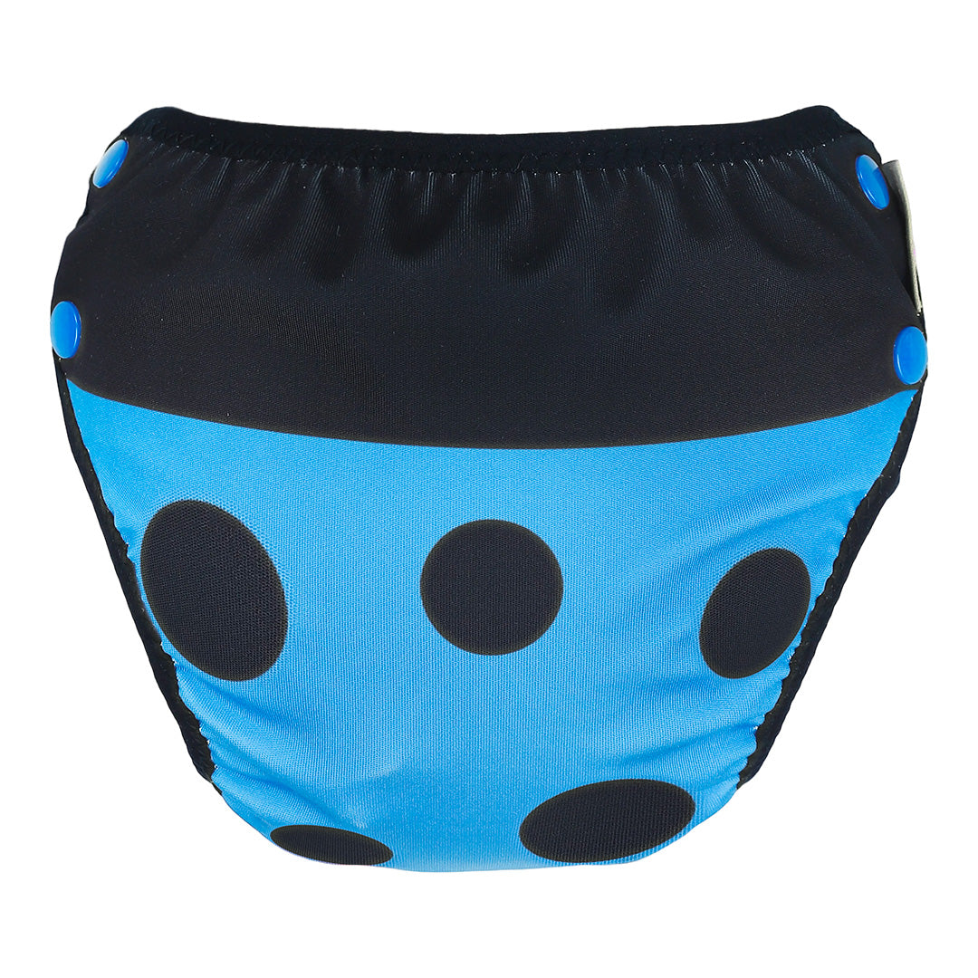 Blue Ladybug Swimming Diaper
