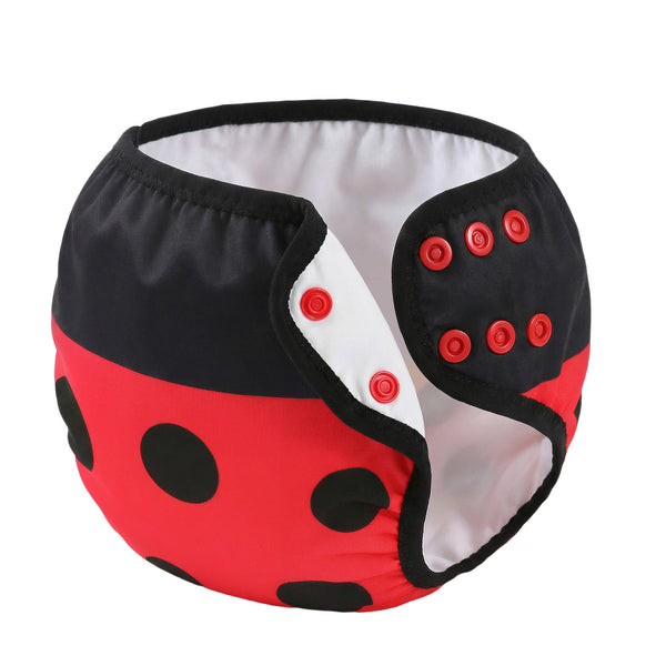 Mambobaby Baby Red Ladybug Swimming Diaper
