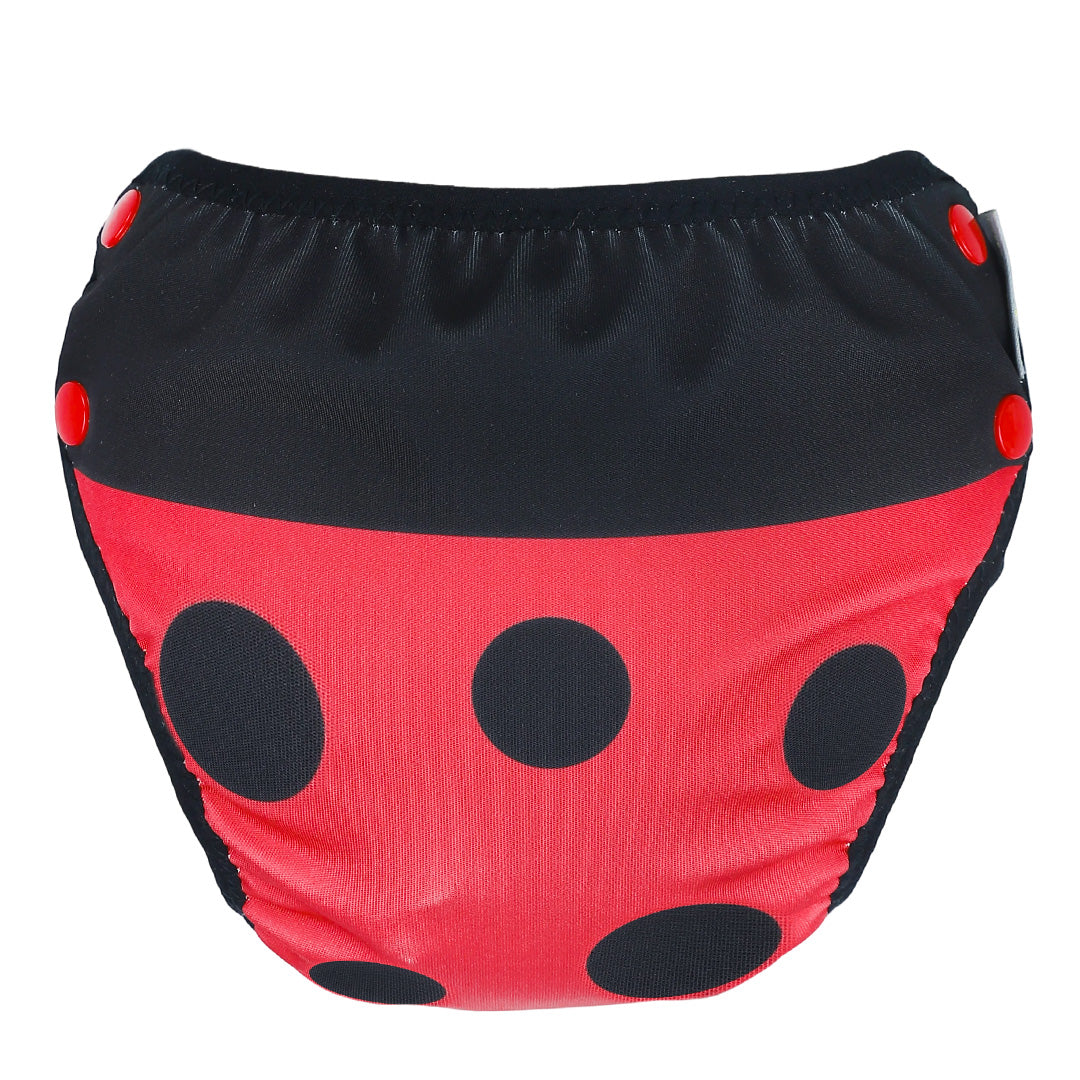 Red Ladybug Swimming Diaper