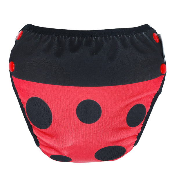 Mambobaby Baby Red Ladybug Swimming Diaper