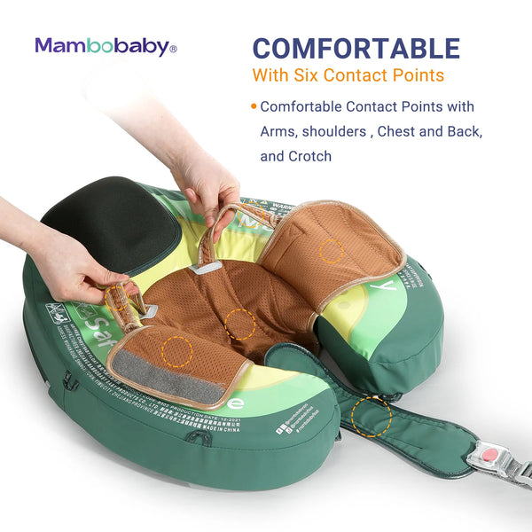 Mambobaby Air-Free Avocado Chest Float with Flat Canopy