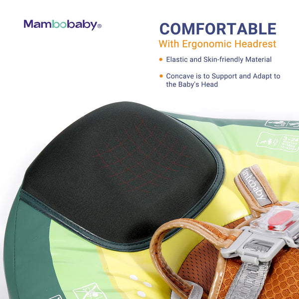 Mambobaby Air-Free Avocado Chest Float with Flat Canopy