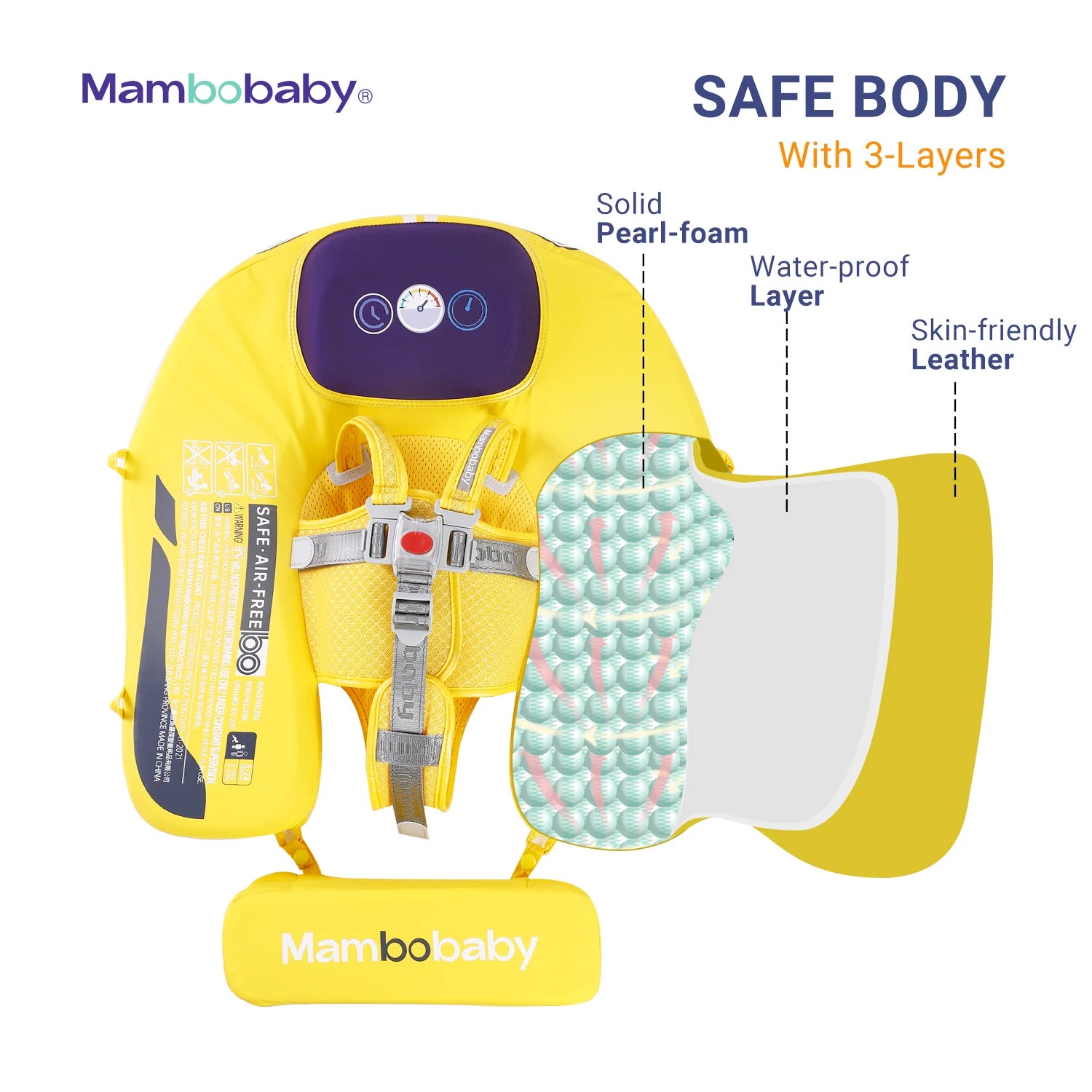 Mambobaby Pool Float Car with Canopy