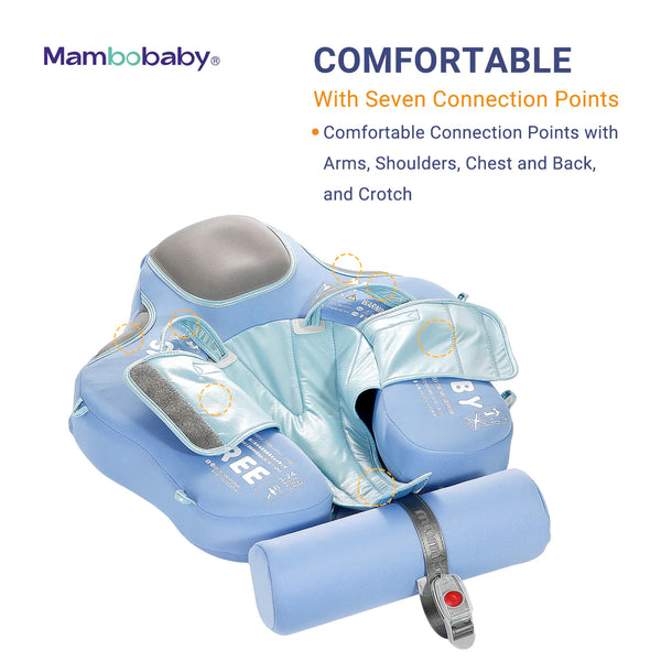 Mambobaby Air-Free Elephant Chest Float with Flat Canopy