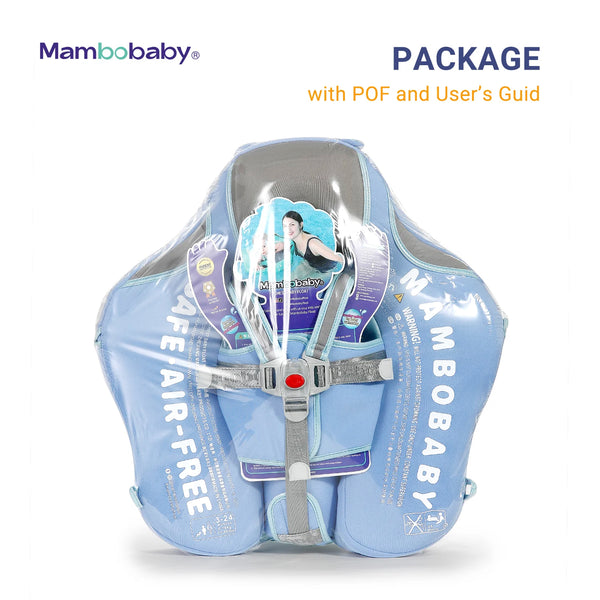 Mambobaby Air-Free Elephant Chest Float with Flat Canopy