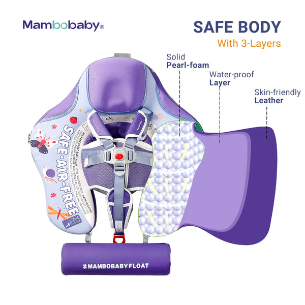 Mambobaby Air-Free Insect Chest Float with 3D Canopy
