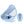 Laden Sie das Bild in den Galerie-Viewer, Mambobaby Pool Float with Canopy and Tail  Shark blue
