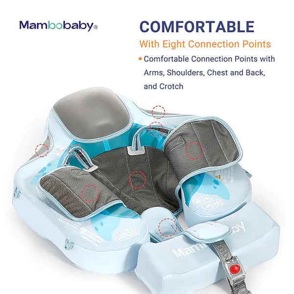 Mambobaby Pool Float with Canopy and Tail  Turtle