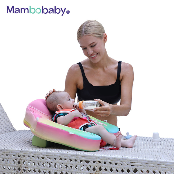 Mambobaby Pool Float fade color with Canopy