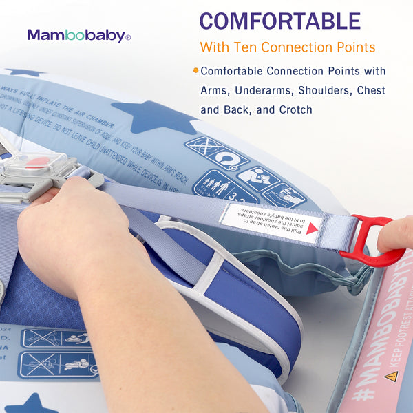 Mambobaby Self-Inflating Hot Air Balloon Chest Float with Flat Canopy