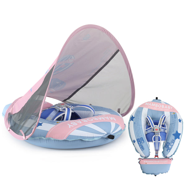 Mambobaby Self-Inflating Hot Air Balloon Chest Float with Flat Canopy