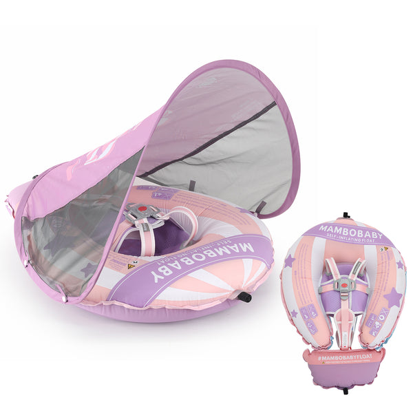 Mambobaby Self-Inflating Hot Air Balloon Chest Float with Flat Canopy