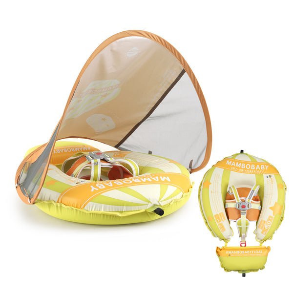 Mambobaby Self-Inflating Hot Air Balloon Chest Float with Flat Canopy