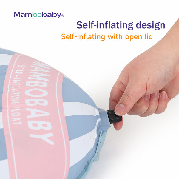 Mambobaby Self-Inflating Hot Air Balloon Chest Float with Flat Canopy