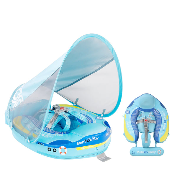 Mambobaby Air-Free Steamship Chest Float with Flat Canopy