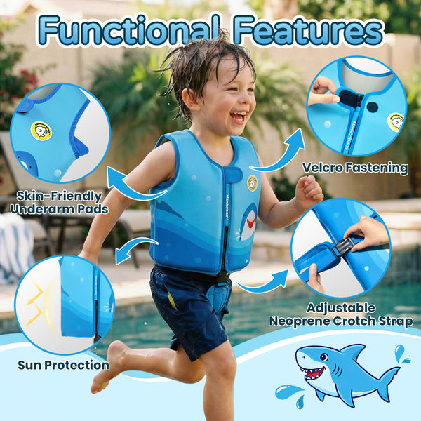 Mambobaby Shark Swimming Aid Vest