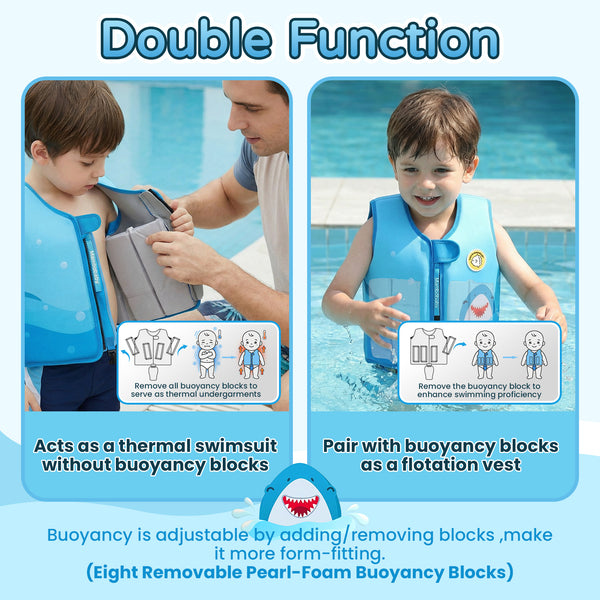 Mambobaby Shark Swimming Aid Vest