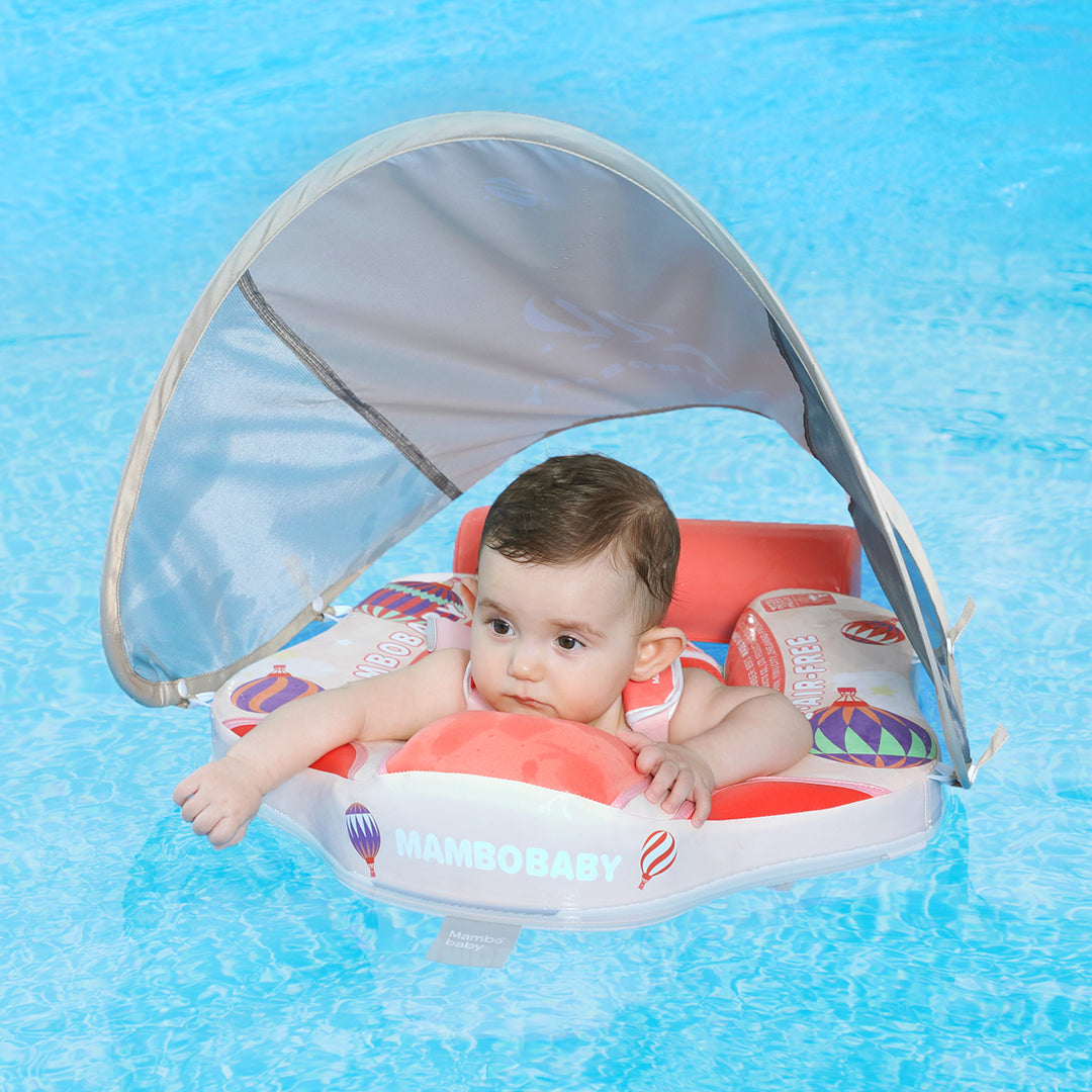 Mambobaby Air-Free Hot Air Balloon Chest Float with Flat Canopy