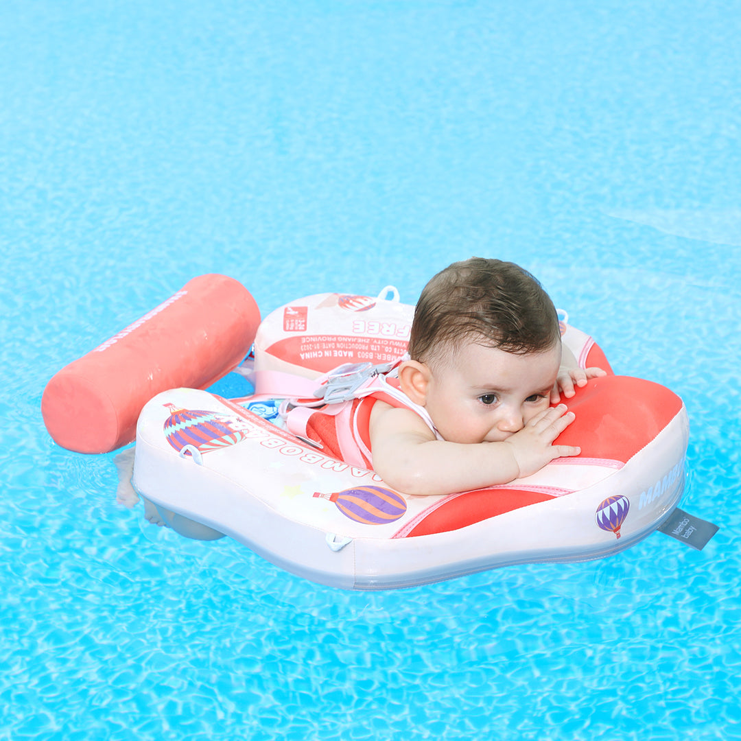 Mambobaby Air-Free Hot Air Balloon Chest Float with Flat Canopy