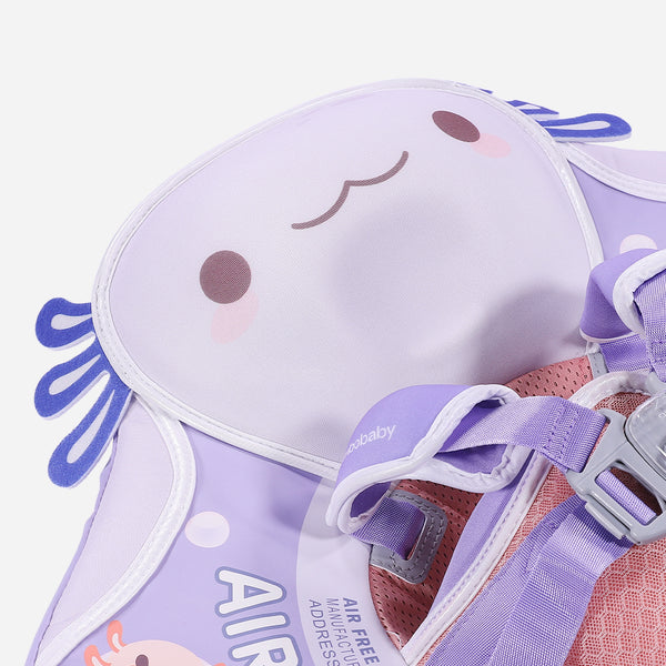 Mambobaby Air-Free Purple Salamander Chest Float with 3D Canopy