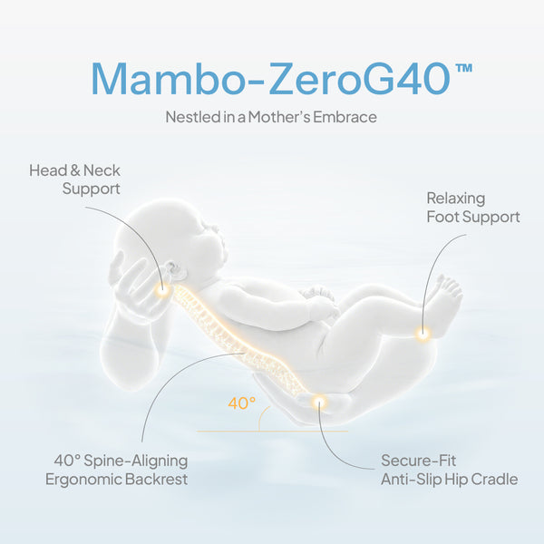 Mambobaby Air-Free Mermaid Chest Float with Flat Canopy